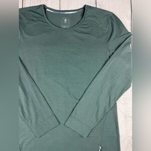 EUC! On Cloud On Running T-Shirt Comfort Long Sage Green Sz Large Men’s